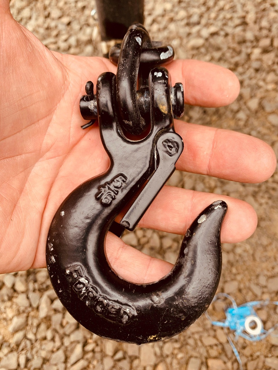 hook, iron, chain, tow, tool